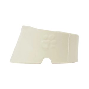 Flat-Faced Dog Feeding Bowl, Cream